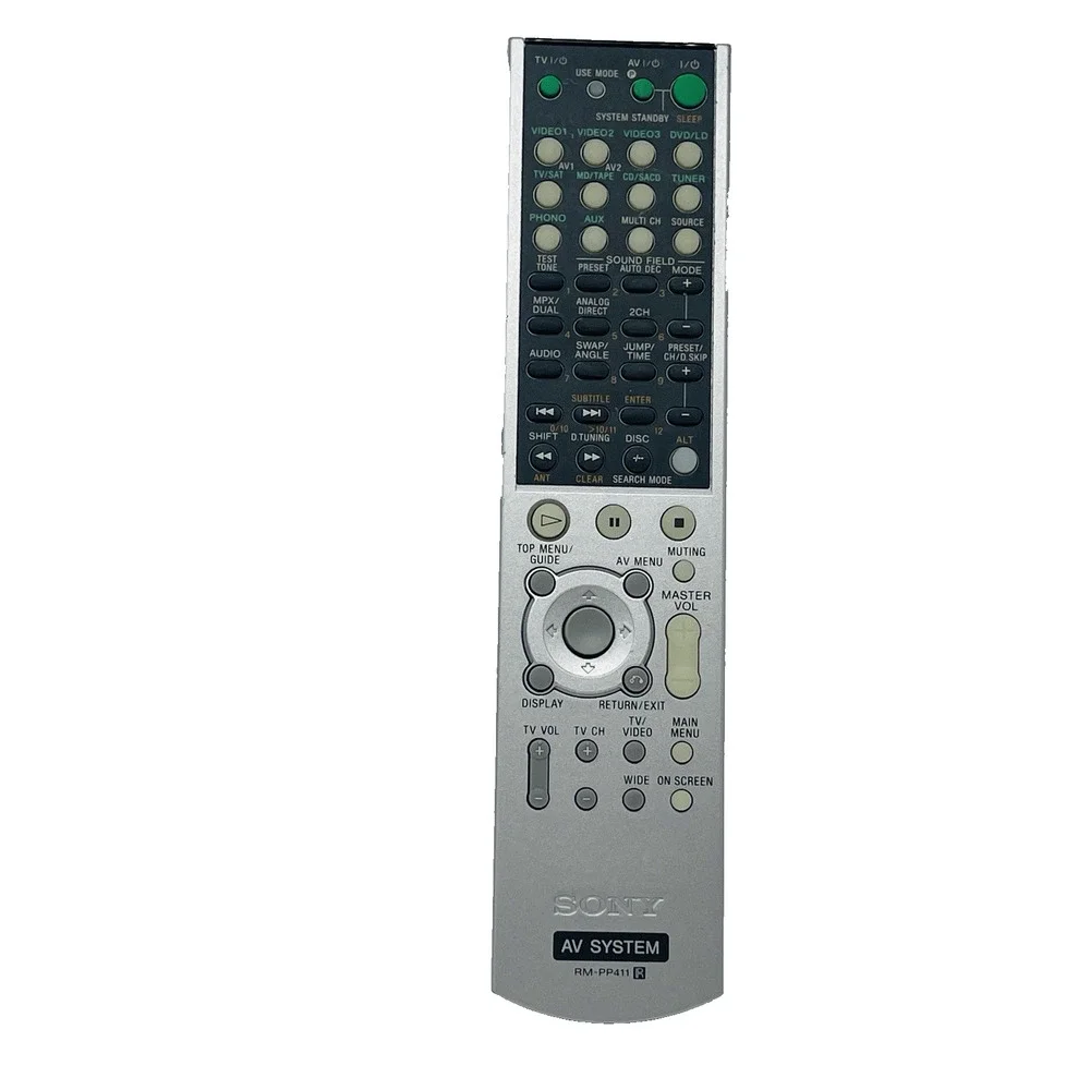 Sony AV System Remote RM-PP411 HT-7700DP HT-DDW840 STR-DE685 OEM Clean Tested